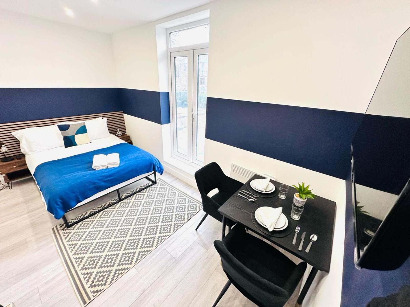 London 58 Blue House City Center Studio, Top Spot Buitenkant foto