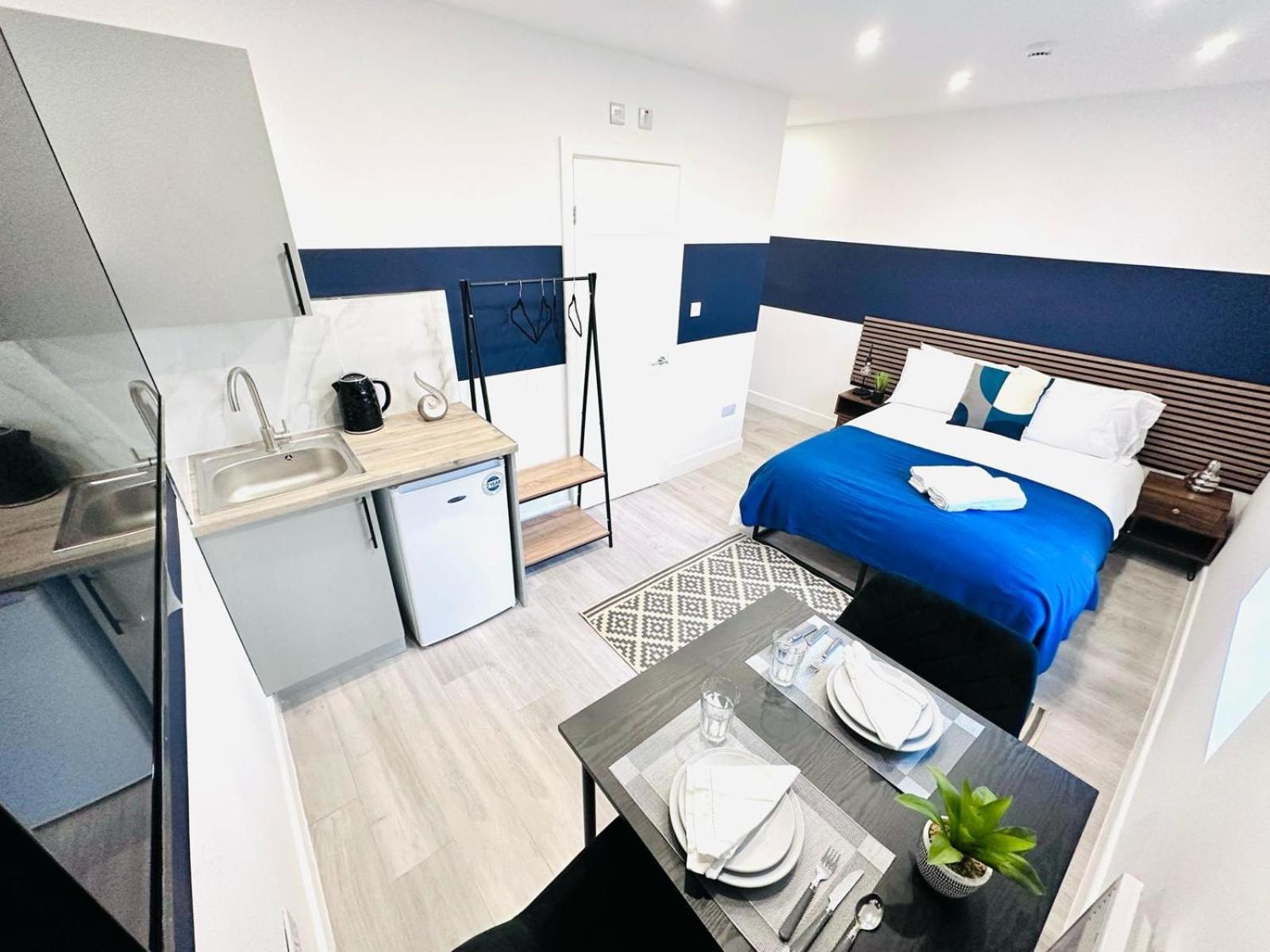 London 58 Blue House City Center Studio, Top Spot Buitenkant foto